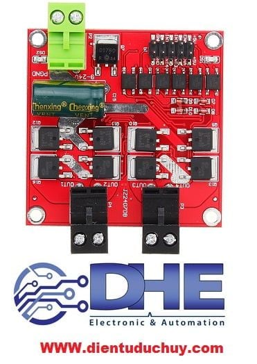 XY-160D Module Mạch cầu H điều khiển động cơ công suất cao (2 mạch cầu H, mỗi cầu 7Ampe - 160W)