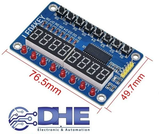 Module học lập trình giao tiếp led, bàn phím TM1638