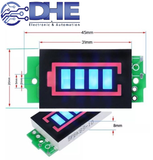 MẠCH BÁO DUNG LƯỢNG PIN, 1S - 8S, TẤT CẢ TRONG MỘT - MÀU XANH LÁ CÂY