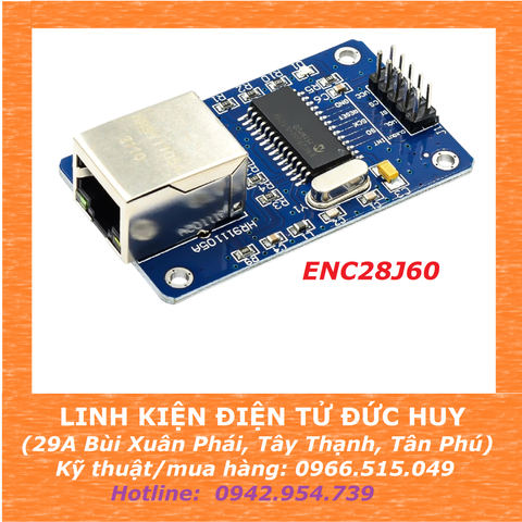 ENC28J60 Giao Tiếp ETHERNET - HỖ TRỢ GIAO TIẾP SPI