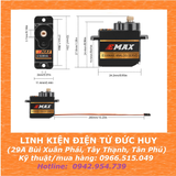 Servo RC ES08MA II, bánh răng kim loại, 180 độ