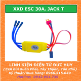 XXD ESC 30A JACK T, MẠCH ĐIỀU TỐC ĐỘNG CƠ KHÔNG CHỔI THAN ( BỘ ĐẦY ĐỦ CHÂN KẾT NỐI )