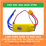 XXD ESC 40A JACK XT60, MẠCH ĐIỀU TỐC ĐỘNG CƠ KHÔNG CHỔI THAN ( BỘ ĐẦY ĐỦ CHÂN KẾT NỐI )