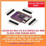 LOLIN S2 Mini V1.0.0 ESP32 S2 4MB FLASH 2MB PSRAM WIFI