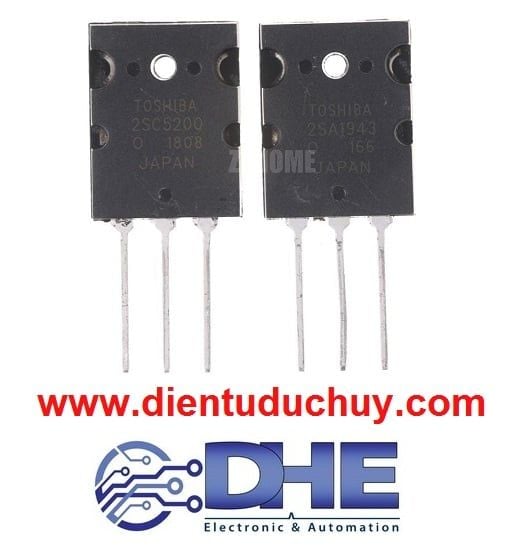 2SC1943/2SC5200 - Cặp Transistor công suất NPN/PNP