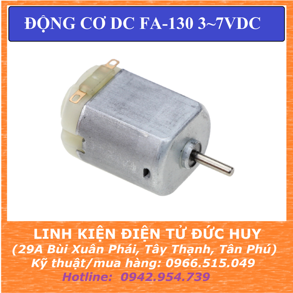 FA130 ĐỘNG CƠ DC 3V~7VDC