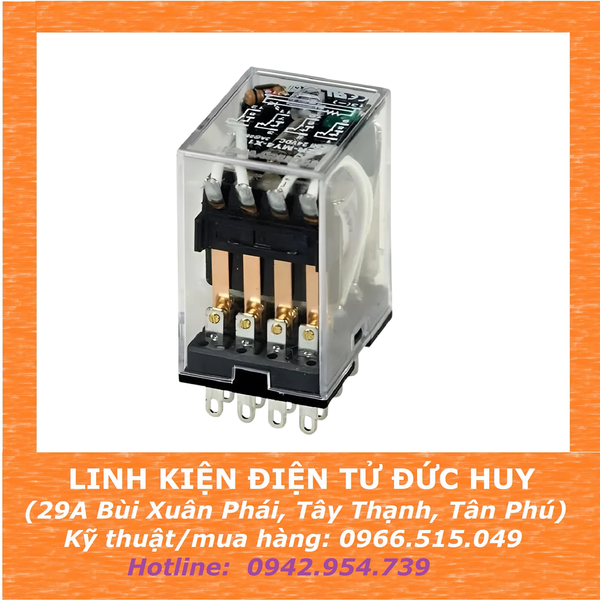 RELAY TRUNG GIAN KIẾNG 8 CHÂN, 14 CHÂN - ĐIỆN ÁP 12VDC/24VDC/220VAC - TẢI TỐI ĐA 5A TRÊN 1 TIẾP ĐIỂM