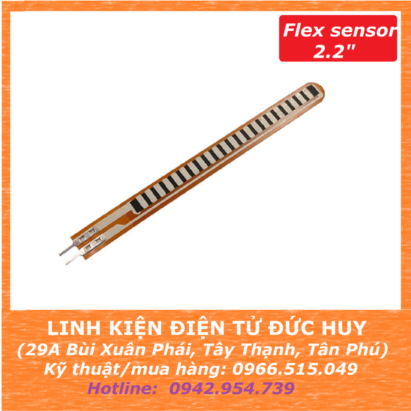 Cảm biến uốn cong flex sensor 2.2