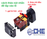 NÚT NHẤN NGUỒN KÉP CÓ ĐÈN APBB - 22 & 25N ĐIỆN ÁP 24V ( 1 NO + 1 NC )
