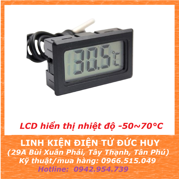 Đồng hồ đo nhiệt độ LCD FY-10