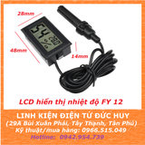 FY-12 FY12 MẠCH LCD ĐO VÀ HIỂN THỊ NHIỆT ĐỘ ĐỘ ẨM