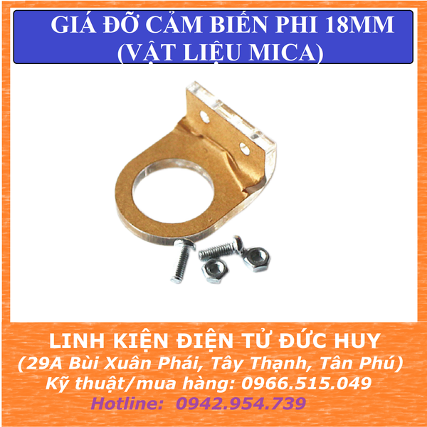 GIÁ ĐỠ GÁ ĐỠ CẢM BIẾN VẬT CẢN PHI 18MM