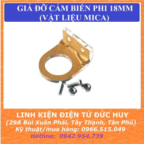 GIÁ ĐỠ GÁ ĐỠ CẢM BIẾN VẬT CẢN PHI 18MM