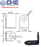 GÁ SERVO MG996R CHỮ L 37x28mm HỢP KIM NHÔM
