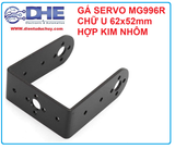 GÁ SERVO MG996R CHỮ U 62x52mm HỢP KIM NHÔM