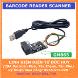 GM865 Module Barcode reader quét mã vạch QR 1D 2D (tương thích với loại GM65)