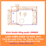 GM865 Module Barcode reader quét mã vạch QR 1D 2D (tương thích với loại GM65)