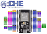 ESP32 WROOM 32 30P CP2102 USB TYPE C WIFI + BLUETOOTH