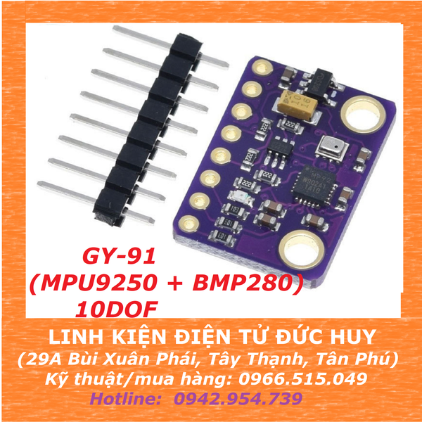 MODULE GY-91 GY91 MPU9250 BMP280 10DOF