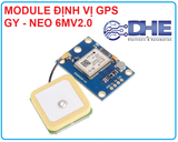 MODULE ĐỊNH VỊ GPS GY-NEO 6MV2.0 ( BOARD XANH), bao gồm ăngten, đã hàn chân