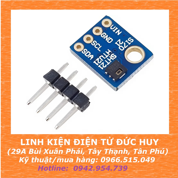 GY-21-HTU21 Cảm biến nhiệt độ, độ ẩm