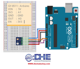 MODULE CẢM BIẾN TIA CỰC TÍM UV GY-8511 GYML8511, ĐẦU RA TÍN HIỆU ANALOG