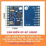 GY87 IMU 10DOF MPU6050 + HMC5883L (QMC5883L) + BMP180