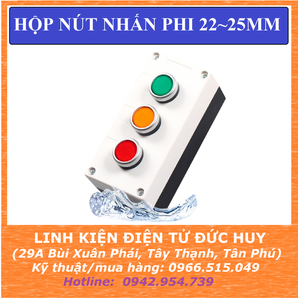 HỘP CHỨA NÚT NHẤN 22MM, 25MM