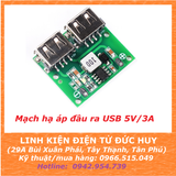 MẠCH HẠ ÁP DC DC ĐẦU RA USB 5VDC 3A