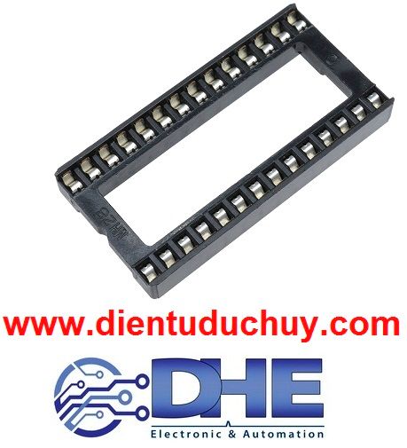 Đế IC 28pin - DIP28 (Loại rộng)