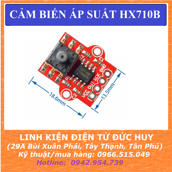 HX710B CẢM BIẾN ÁP SUẤT KHÔNG KHÍ, KHÍ QUYỂN (MPS20N0040D-S)