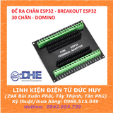 ĐẾ RA CHÂN ESP32 BREAKOUT 30PIN DOMINO