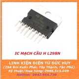 IC L298N MẠCH CẦU H ĐIỀU KHIỂN TỐC ĐỘ ĐỘNG CƠ DC