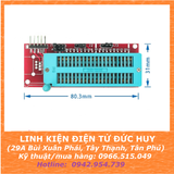 Đế ra chân ICD2, có chân ICSP để nạp chương trình PIC
