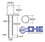(10 CON) LED 5MM NHIỀU MÀU SẮC