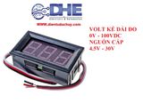 VOLT KẾ 3 DÂY MÀU ĐỎ / XANH DƯƠNG DẢI ĐO 0 -100VDC