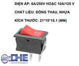 KCD1-101-2P contact ON/OFF - 21*15mm