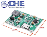 J5019 SẠC 1S 18650 - 3.7V + MẠCH TĂNG ÁP 4.5 - 24V, MICRO USB