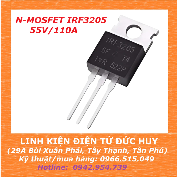 IRF3205 N-MOSFET  55V 110A