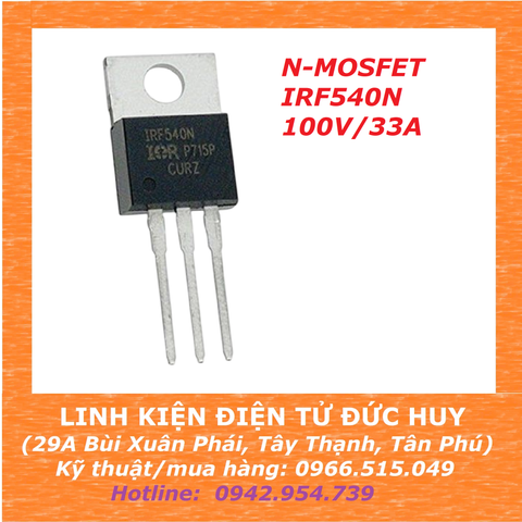 IRF540N N-MOSFET 100V 33A
