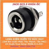 Jack DC5.5 khóa ốc (loại tốt)