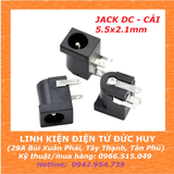 Jack nguồn DC - Cái - 5.5*2.1mm - Hàn Board