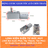 JGY-370 Động cơ giảm tốc 12V 24rpm