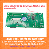 MẠCH TẠO TRỄ TIMER TỪ 0~60 PHÚT 12VDC JK01 30A, TẢI 30A