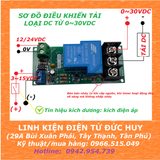 MẠCH TẠO TRỄ TIMER TỪ 0~60 PHÚT 12VDC JK01 30A, TẢI 30A
