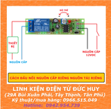 JK02 MẠCH TẠO TRỄ 12VDC 0 - 60s, TIMER OFF