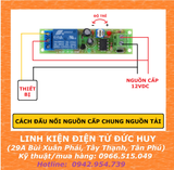 JK02 MẠCH TẠO TRỄ 12VDC 0 - 60s, TIMER OFF