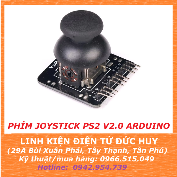 MẠCH JOYSTICK PS2 V2.0 DÀNH CHO ARDUINO ( LOẠI 9 CHÂN )