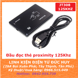 JT308 ĐẦU ĐỌC THẺ RFID PROXIMITY 125KHZ, KẾT NỐI USB