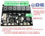 K219 V1.1 CÀI ĐẶT VÀ KIỂM SOÁT VÂN TAY - 6 KÊNH RELAY